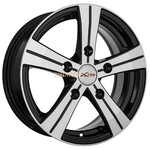 Автомобильные диски X'trike X-121 6x15 5*139,7 Et:40 Dia:98 BK/FP