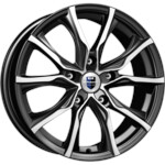 Автомобильные диски K&K Твист 7,5x17 5*114,3 Et:46 Dia:67,1 алмаз черный