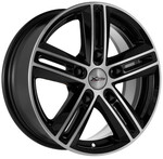 Автомобильные диски X'trike X-123 6,5x16 5*139,7 Et:40 Dia:98 BK/FP