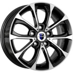 Автомобильные диски K&K Urals 6,5x15 5*114,3 Et:43 Dia:66,1 алмаз черный