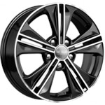 Автомобильные диски K&K КС778 6x16 5*112 Et:48 Dia:57,1 Алмаз черный