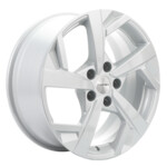 Автомобильные диски Khomen 1712 7x17 5*112 Et:43 Dia:57,1 F-SILVER
