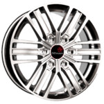 Автомобильные диски Вектор B218 7,5x18 6*139,7 Et:25 Dia:100,1 Сильвер