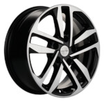 Автомобильные диски Khomen 1612 6,5x16 5*114,3 Et:41 Dia:64,1 Black-FP