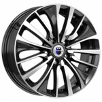 Автомобильные диски K&K Flanker 6,5x17 4*100 Et:41 Dia:60,1 алмаз-чёрный