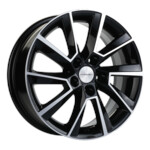 Автомобильные диски Khomen 1507 6x15 5*100 Et:40 Dia:57,1 Black-FP