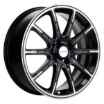 Автомобильные диски Khomen 1707 6,5x17 4*100 Et:43 Dia:60,1 Black-FP