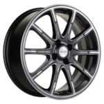 Автомобильные диски Khomen 1707 6,5x17 4*100 Et:41 Dia:60,1 Gray-FP