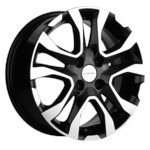 Автомобильные диски Khomen 1503 6x15 4*98 Et:36 Dia:58,6 Black-FP