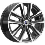 Автомобильные диски K&K Лацио 7,5x17 5*112 Et:45 Dia:57,1 алмаз черный
