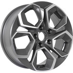 Автомобильные диски KDW KD1620 6,5x16 4*100 Et:45 Dia:60,1 Grey Front Polished