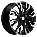 Автомобильные диски Khomen 1809 7x18 5*112 Et:43 Dia:57,1 Black-FP