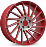 Автомобильные диски Keskin Tuning KT17 8,5x19 5*112 Et:45 Dia:72,6 Matt Red Front Polish