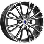 Автомобильные диски K&K Меандр-оригинал 6x16 4*100 Et:49 Dia:54,1 Алмаз черный
