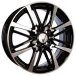 Автомобильные диски Вектор B216 6x16 4*100 Et:50 Dia:60,1 Алмаз черный