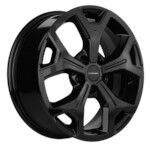 Автомобильные диски Khomen 1710 6,5x17 5*108 Et:33 Dia:60,1 Black