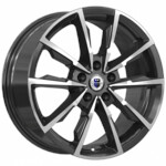 Автомобильные диски K&K Меренге 7,5x17 5*120 Et:45 Dia:72,6 алмаз чёрный