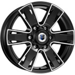 Автомобильные диски K&K Севенна 7x17 6*139,7 Et:33 Dia:100,1 алмаз черный