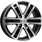 Автомобильные диски K&K R7-Рольф 7,5x17 6*139,7 Et:46 Dia:67,1 алмаз черный