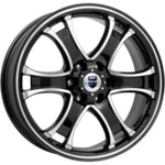 Автомобильные диски K&K Балеар 7,5x18 6*139,7 Et:33 Dia:100,1 алмаз черный
