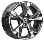 Автомобильные диски K&K Кайан (КС1012) 7,5x18 5*115 Et:43 Dia:70,1 алмаз чёрный