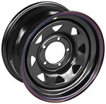 Автомобильные диски Off-Road-Wheels Black 8x16 5*139,7 Et:-25 Dia:110,1 Black