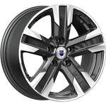 Автомобильные диски K&K Висмут 7x16 5*105 Et:38 Dia:56,6 алмаз чёрный