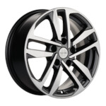 Автомобильные диски Khomen 1612 6,5x16 5*100 Et:39 Dia:57,1 Gray-FP