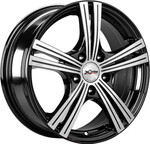 Автомобильные диски X'trike X-112 6,5x16 5*100 Et:38 Dia:57,1 BK/FP