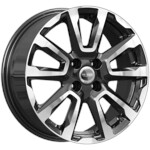 Автомобильные диски K&K КС1026 6,5x16 4*100 Et:50 Dia:60,1 Алмаз чёрный