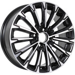 Автомобильные диски KDW KD1610 6,5x16 5*108 Et:50 Dia:63,3 Black Front Polished