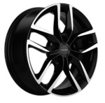 Автомобильные диски Khomen 1708 6,5x17 5*114,3 Et:37 Dia:66,6 Black-FP