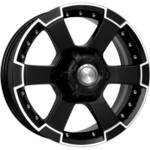 Автомобильные диски K&K M56 7x16 6*139,7 Et:30 Dia:93,1 алмаз черный