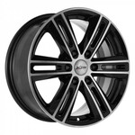 Автомобильные диски X'trike X-124 7,5x17 6*139,7 Et:25 Dia:106,1 BK/FP