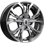 Автомобильные диски K&K Аламида 6,5x16 5*105 Et:38 Dia:56,6 Дарк платинум