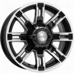 Автомобильные диски K&K Полюс 7,5x16 6*139,7 Et:30 Dia:100,1 алмаз черный