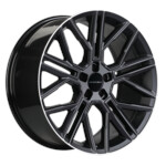 Автомобильные диски Khomen 2101 9,5x21 5*120 Et:49 Dia:72,6 Black matt MR