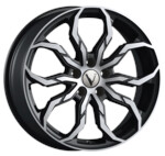 Автомобильные диски Вектор B234 7,5x18 5*114,3 Et:45 Dia:67,1 Алмаз черный