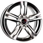 Автомобильные диски Вектор B217 6x16 5*100 Et:38 Dia:57,1 серебро