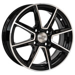 Автомобильные диски Вектор K101 5,5x14 4*98 Et:38 Dia:58,6 Алмаз черный