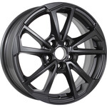 Автомобильные диски KDW KD1550 6x15 5*100 Et:38 Dia:57,1 Matt Black Painted