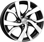 Автомобильные диски K&K Палермо 6,5x16 5*105 Et:39 Dia:56,6 алмаз черный