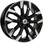 Автомобильные диски K&K Морейн 6,5x17 5*100 Et:38 Dia:57,1 алмаз чёрный