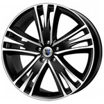 Автомобильные диски K&K Атлас 8,5x20 5*114,3 Et:35 Dia:67,1 алмаз черный