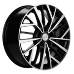 Автомобильные диски Khomen 1717 7x17 5*110 Et:46 Dia:63,3 Black-FP