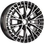 Автомобильные диски KDW KD1730 7x17 5*108 Et:42 Dia:65,1 Black Front Polished