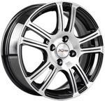Автомобильные диски X'trike X-105 6x15 4*114,3 Et:40 Dia:66,1 BK/FP