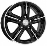Автомобильные диски K&K Trinity 6x15 5*114,3 Et:47 Dia:67,1 алмаз черный