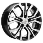 Автомобильные диски Khomen 1608 6,5x16 5*110 Et:46 Dia:63,3 Black-FP