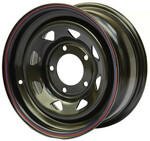 Автомобильные диски Off-Road-Wheels Black mat 7x15 5*139,7 Et:-19 Dia:110,1 черный